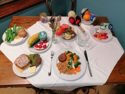 Gedeckter Tisch Beispiele bei der Ernährungsberatung