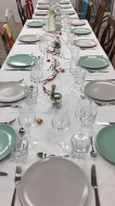 Gedeckter Tisch - Weihnachtsfeier